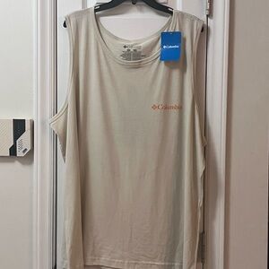 Columbia Men's Cream Tank Top Size XXXL NWT